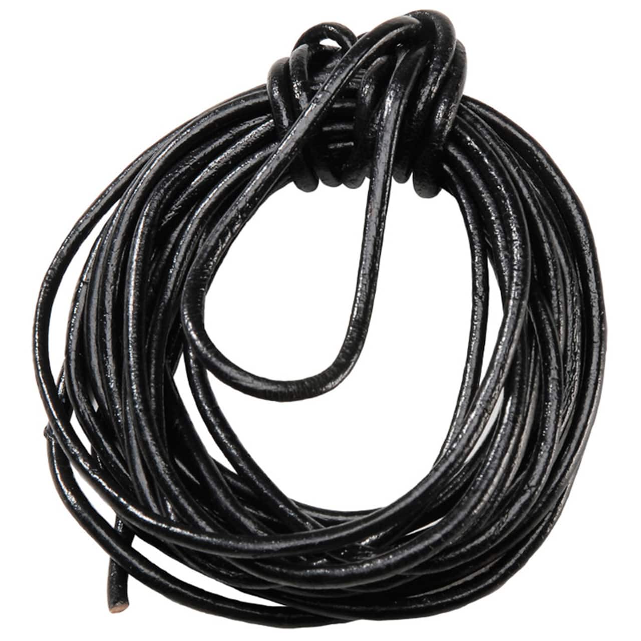 Black Leather Cord by Bead Landing™